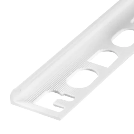 PERFIL DE PVC COLOR BLANCO POR 1.8O MTS